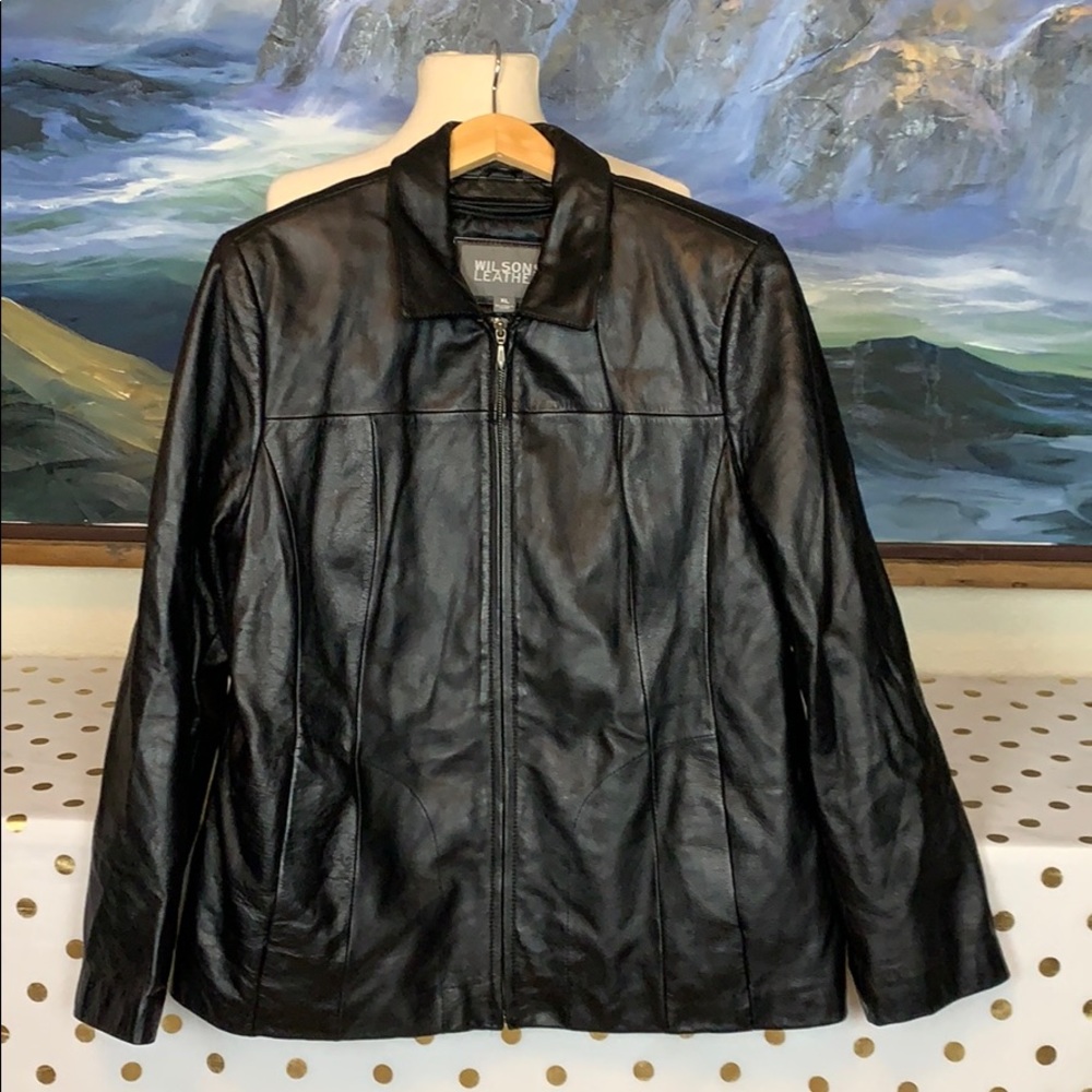 Wilson’s leather thinsulate jacket size xl